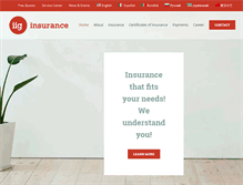 Tablet Screenshot of insuranceiig.com